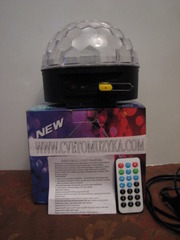 Цветомузыка LED Magic Ball Light с МП3 проигрывателем